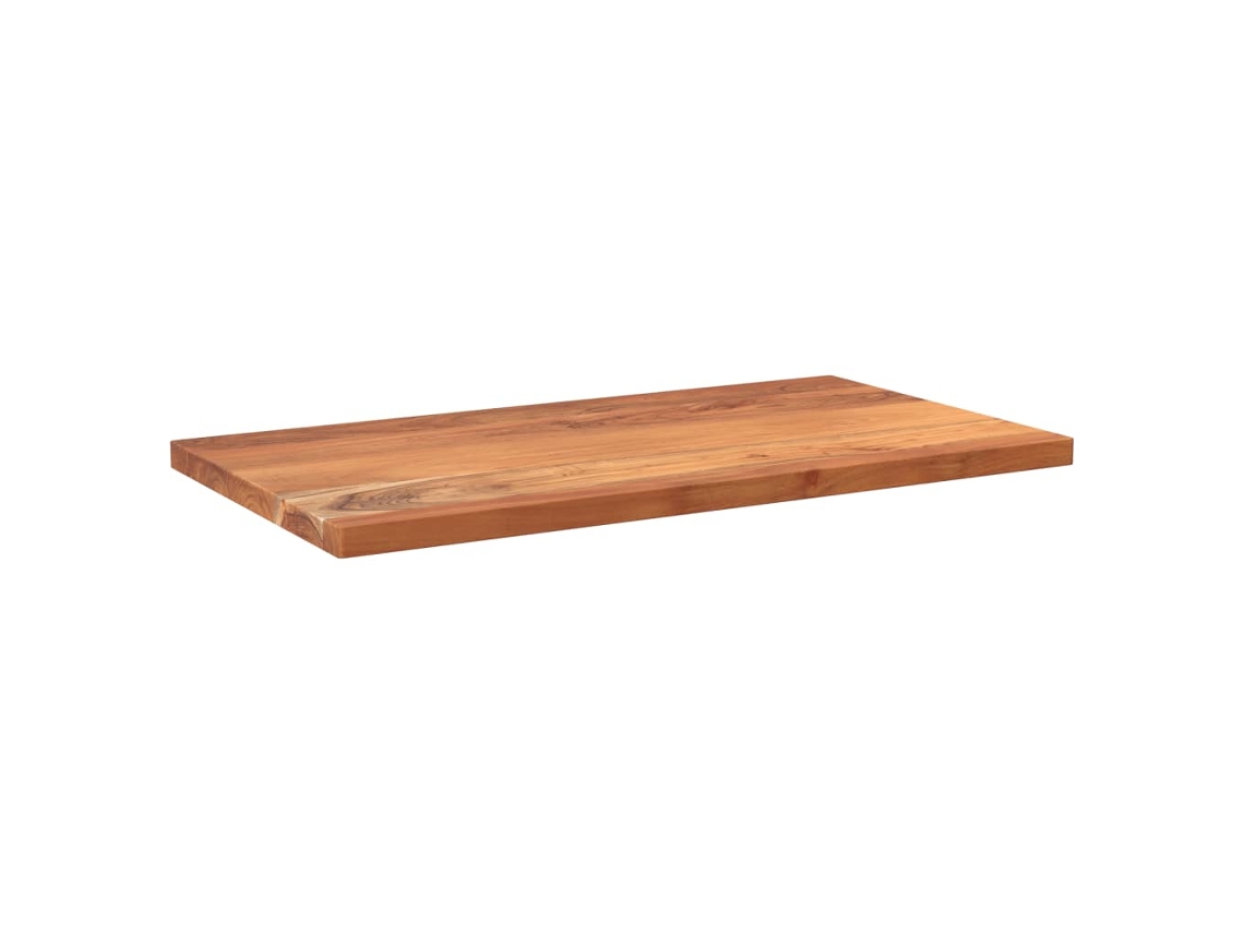 Tampo De Mesa | Tampo De Secretária | Superfície Da Mesa Retangular 100x60x2,5 Cm Madeira De Acácia Maciça