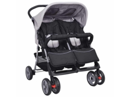 Pushchair, Pushchairs Vidaxl Cinzeto Aço