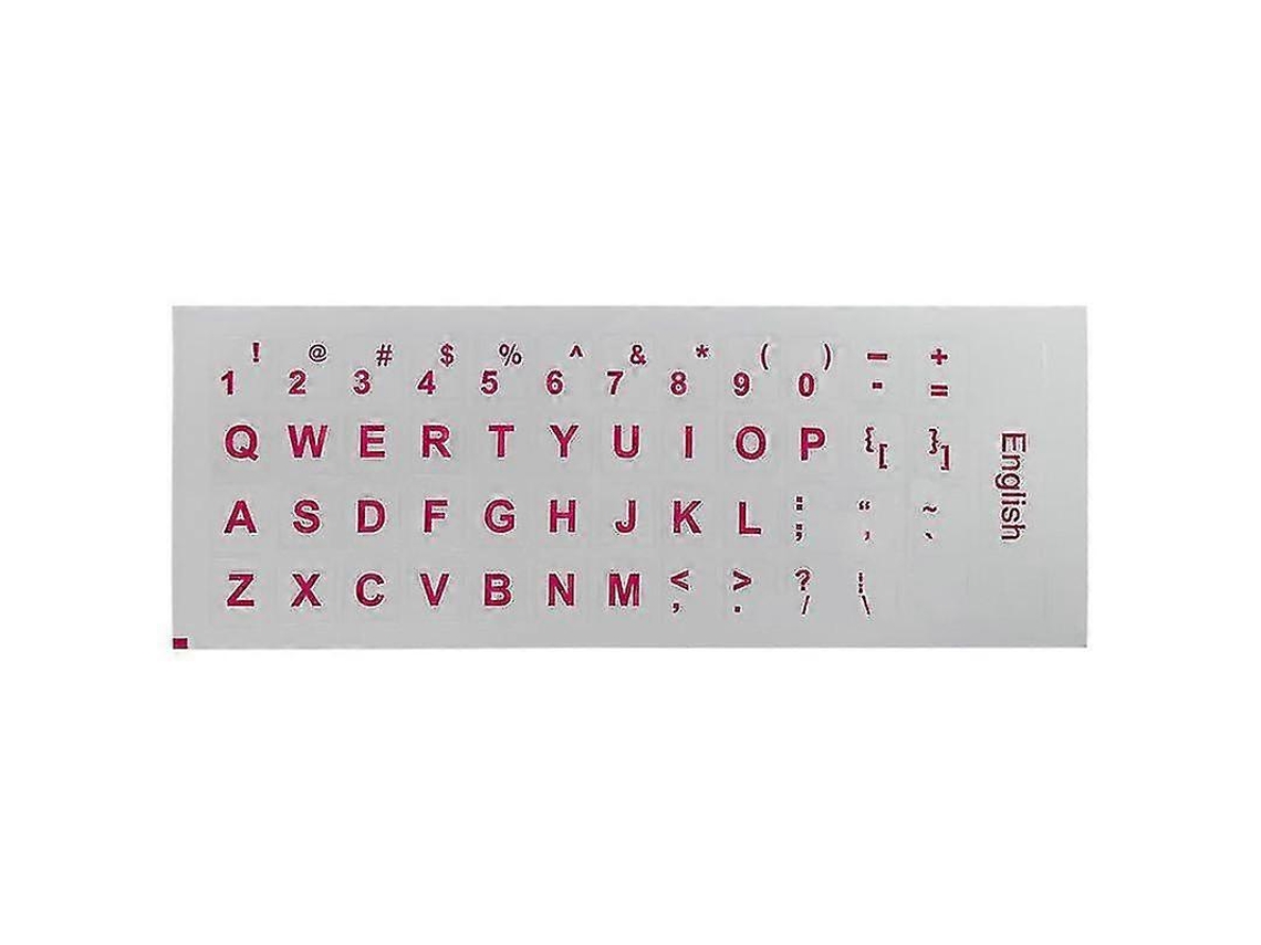 Adesivo Para Teclado De Letras Em Inglês Para Desktop E Laptop Ly Ebike