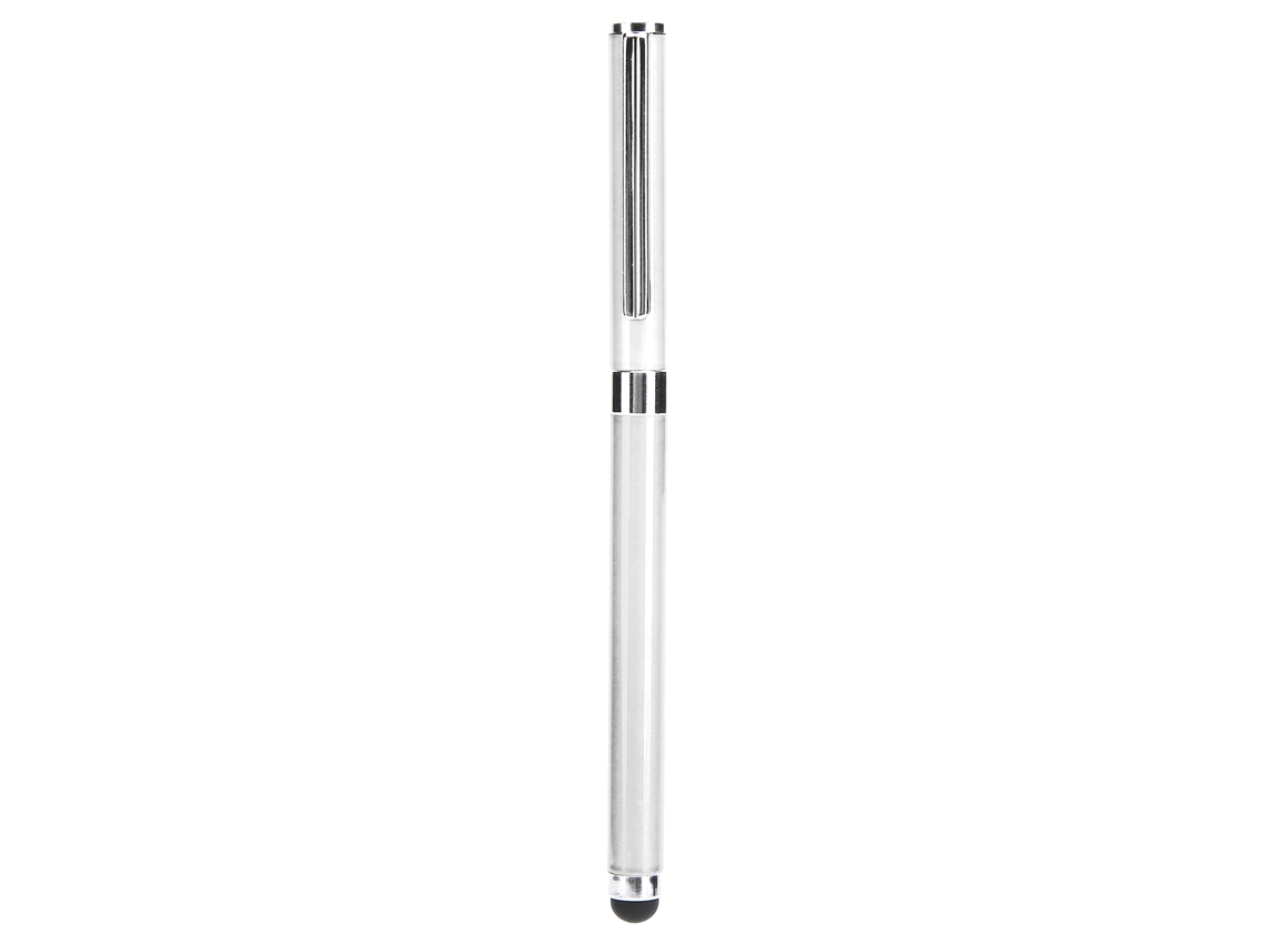 Caneta Estilo Stylus Sensível Para Desenho E Escrita Em Tela Tática Ios Phone 5s/6/6s/7/8/x Prata
