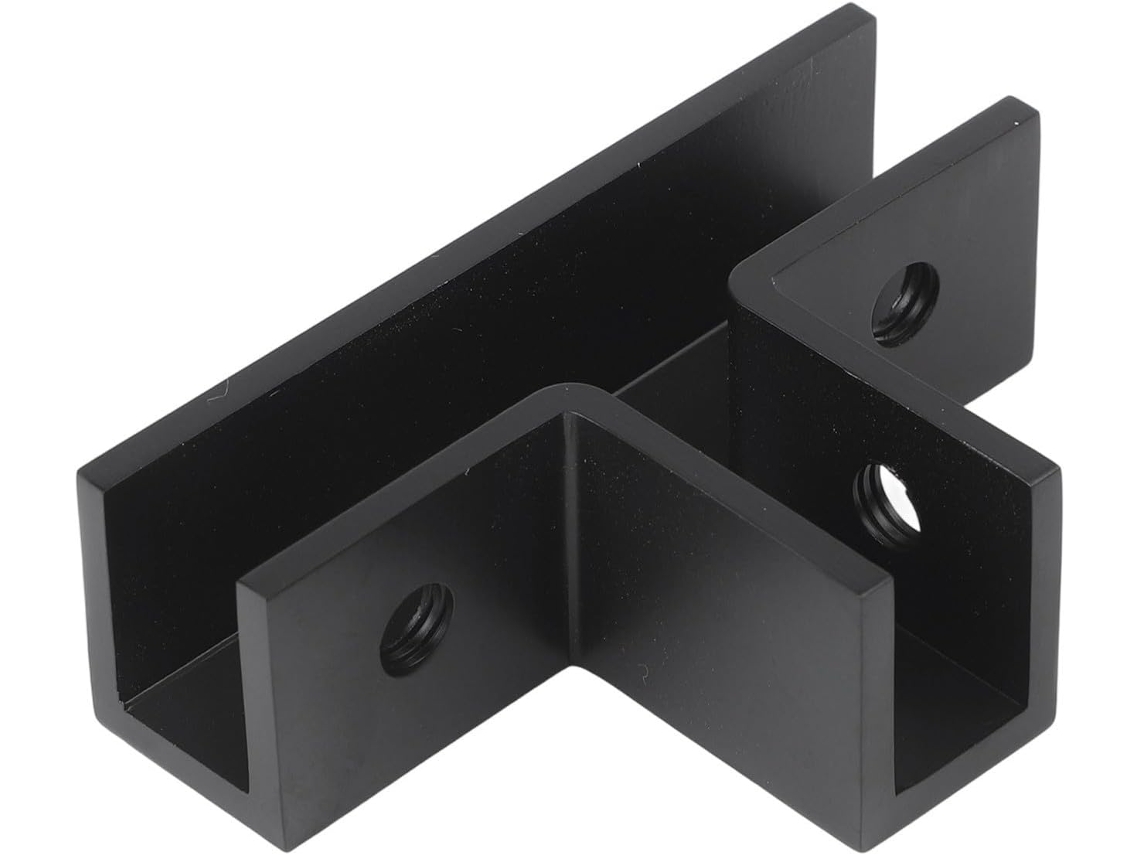 Suporte De Parede Em Latão Formato T Para Portas Chuveiro, Suporta Vidros De 8a 12mm Com Fácil Instalação E Design