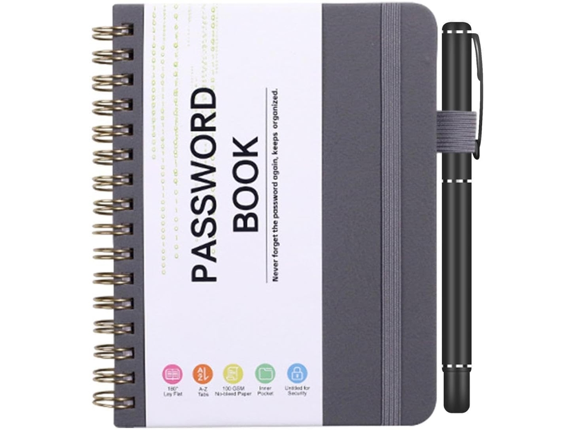 De Mots De Passe Internet – Carnet D'enregistrement A6, Journal De Bord À