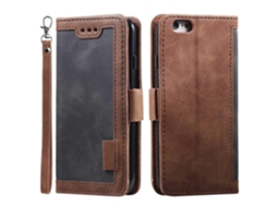 Capa De Couro Com Bloqueio Rfid Para Iphone 16e, Cinza