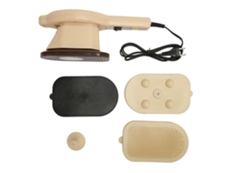 Massageador Elétrico de Mão com 3 Cabeças Aquecimento Forma de Ferro EU
