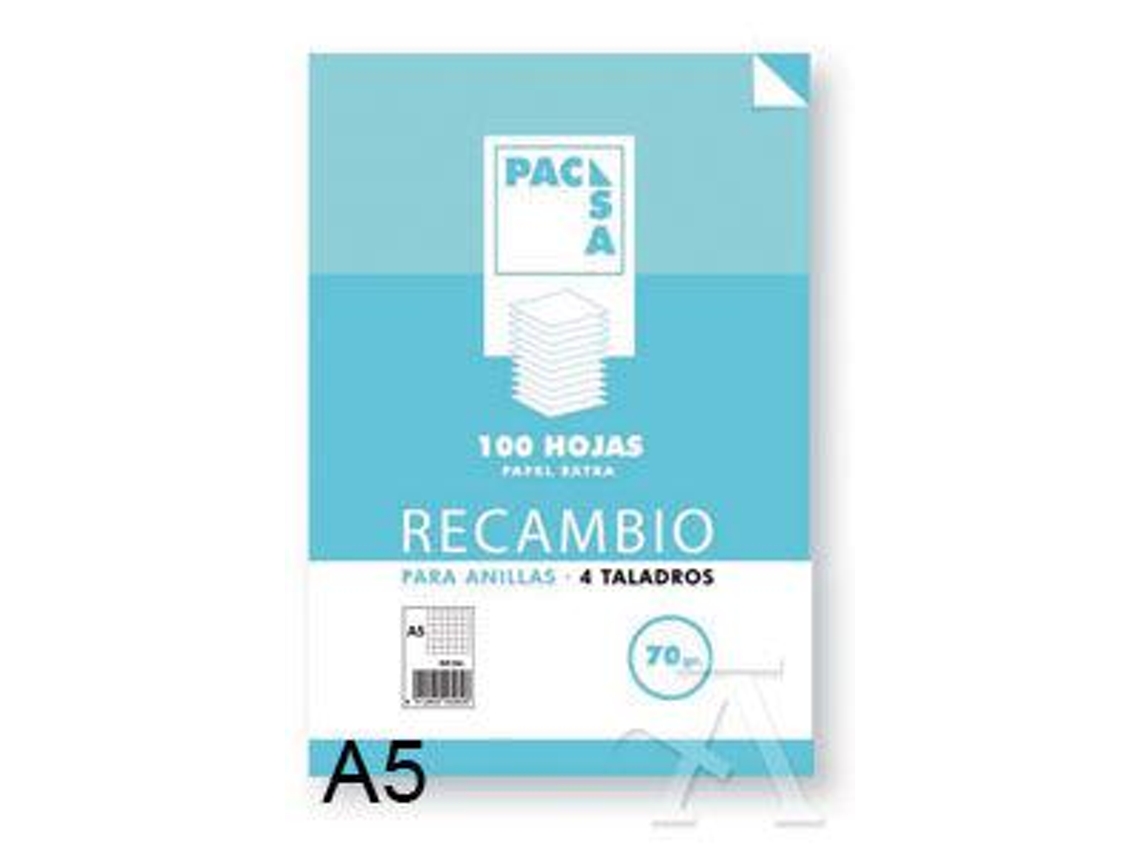 Recambio A5 100H 4 Taladros 70G Cuad.4X4 Pack M PACSA