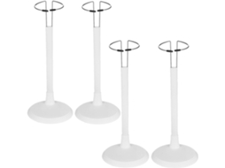 Suporte Para Bonecas Eringogo, 4 Peças, Base Extensível De 15cm, Altura De 7a 9cm, Expositor Para Figuras De Ação E