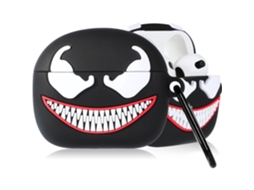 Capa Zruxe Para Airpods Pro 1/2 Silicon 3d Multicolor (design Kawaii, Protecao Total)