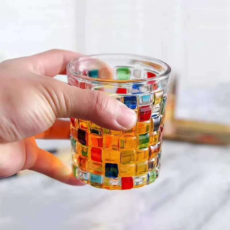 Caneca de Vidro Transparente Pintada À Mão, Ideal para Cerveja, Suco Ou Outras Bebidas Geladas. MDUG (estilo a 301 400 Ml)