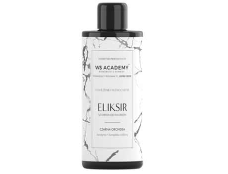Academia De Cabelo Elixir Shampoo Orquídea Negra, 250ml. Ws Academy