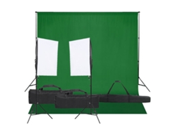 Photo Studio Kit, Photo Studio Kits Vidaxl Preto Aço (n/a)