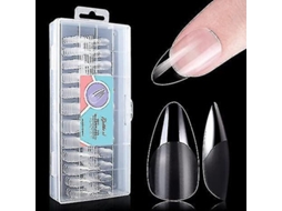 Kit de Pontes de Unha em Gel Macio Full Cover 240pcs, 12 Tamanhos para Extensões de Unha