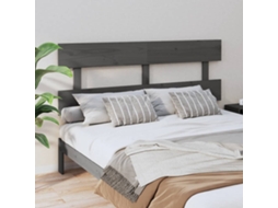 Cabecero 154 x 3 x 81 cm Pino Macizo Gris
