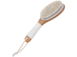 Escova De Banho Esfoliante Para O Corpo, Escova De Chuveiro Portátil Com Cabo Longo Para Banheiro