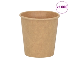 Paper Coffee Cup, Paper Coffee Cups Vidaxl Marrom Papel (n/a)