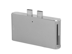 Estação De Docking Para Notebook Os X Tipo C Adaptador Multimídia Duplo Usb 3.0 Liga De Alumínio