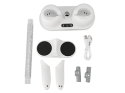 Base de Carga Vr com Luz Rgb para Fone de Ouvido e Controlador Meta 3