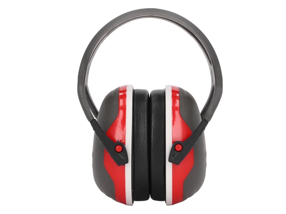 Mali toucas Auriculares de Redução de Ruído Leve Ajustável para Bebê Sono Estudos Vermelho