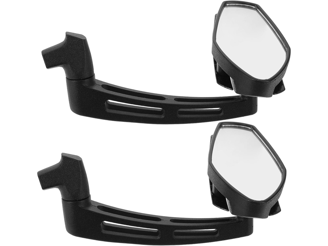 1 Par De Espelhos Retrovisores Para Guidão De Ciclomotor – Ideal Para Pilotagem Noturna Em Alta Velocidade