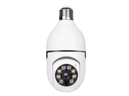 Câmara com Lâmpada 2,4 Ghz Wifi 1080P E27 - 360 graus