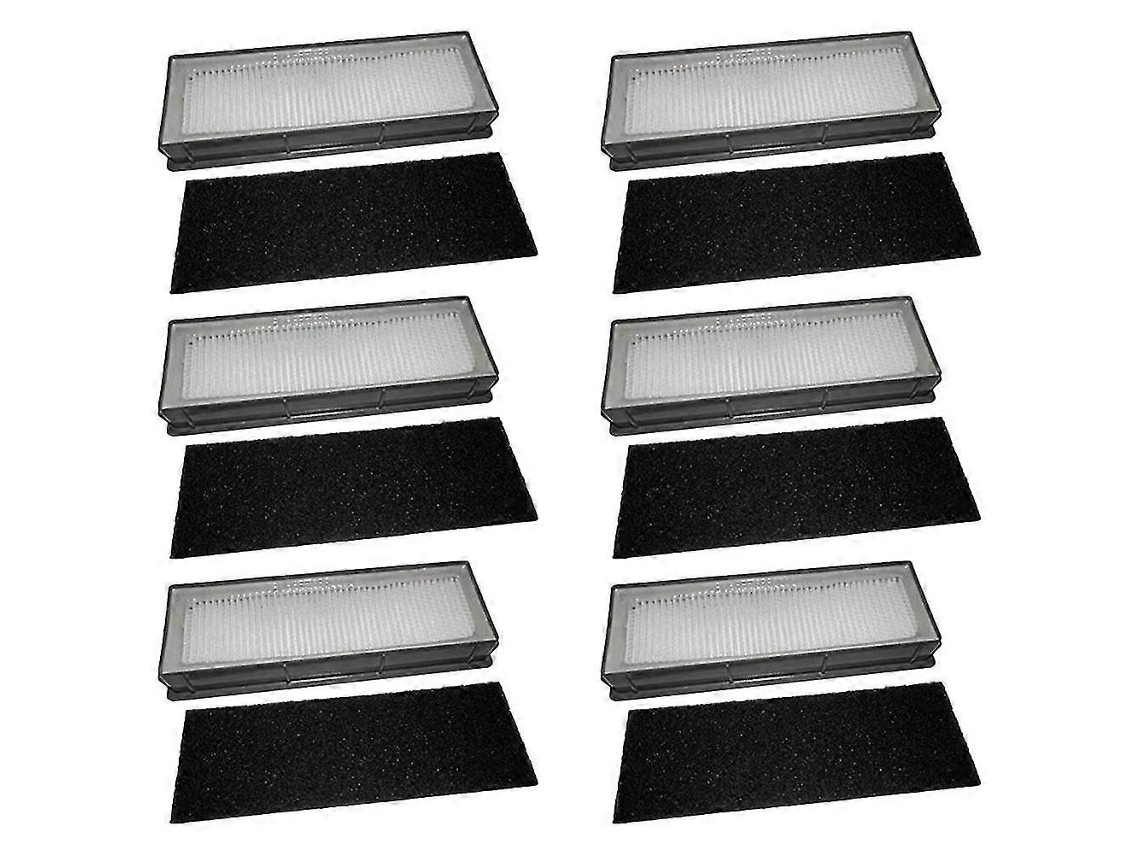 6 Peças De Filtro Hepa Para Aspirador De Pó Ecovacs M88 900 901 D Brilvibera