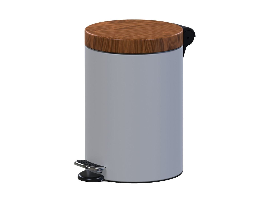 Caixote Do Lixo Com Pedal De 3 L Em Aço
