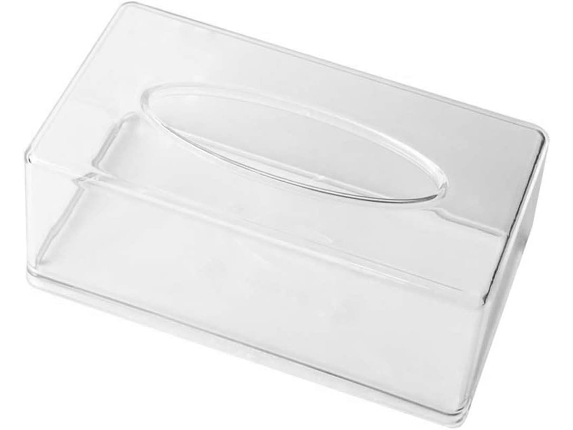 Caixa De Lenços De Acrílico Transparente Retangular Para Escritório, Casa, Banheiro, Restaurante, La Gokoco