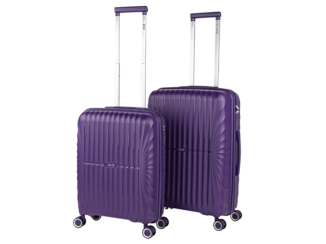 Pp JASLEN Crawley Roxo Hard Case Set (42,5x54,5x26 Cm)