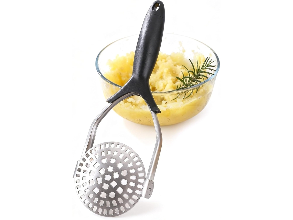 Amassador De Batatas Manual Em Aço Inoxidável, Utensílio Cozinha