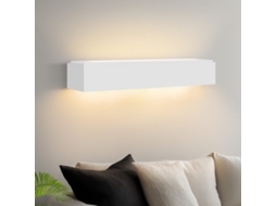 Luminária De Parede Interna Branca De Gesso G9 Moderna Para Cima E Para Baixo Corredor Escada Nettlife