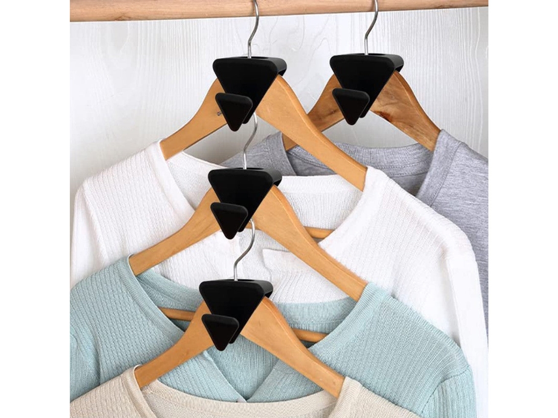 18 Peças De Ganchos Conectores Para Cabides De Roupas, Ganchos Para Cabides De Armário, Organizador De Armário, Economizador De Espaço, Estilo 1