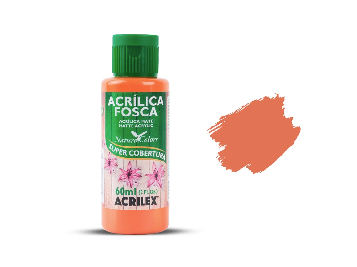 Tinta Acrílica Fosca ACRILEX Amarelo Ocre 564 -60Ml