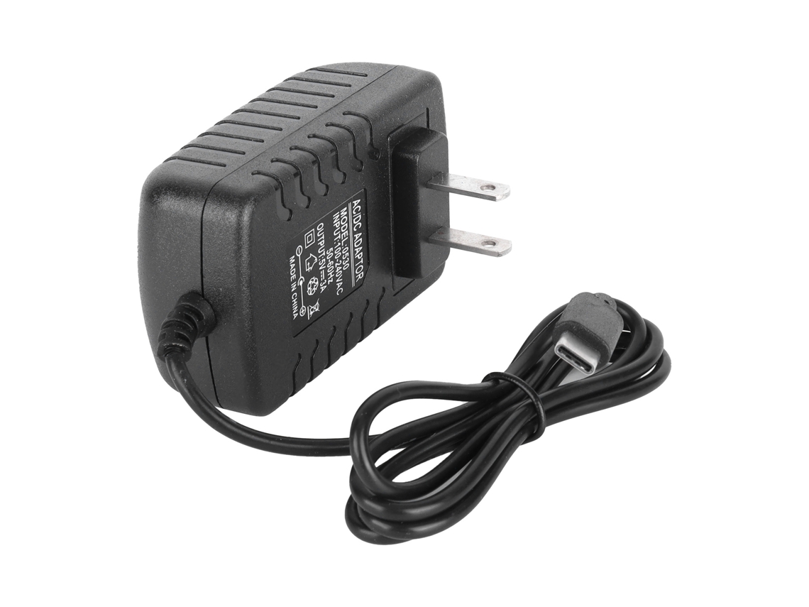 Adaptador de energia portátil ABS para Raspberry Pi 4, carregador USB