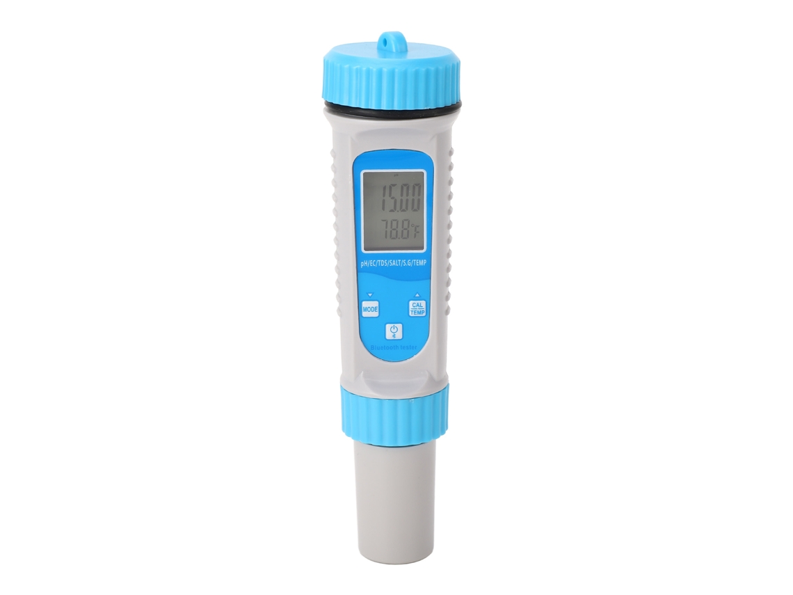 Caneta digital multifuncional Bluetooth para teste de qualidade da água (pH, EC, TDS)