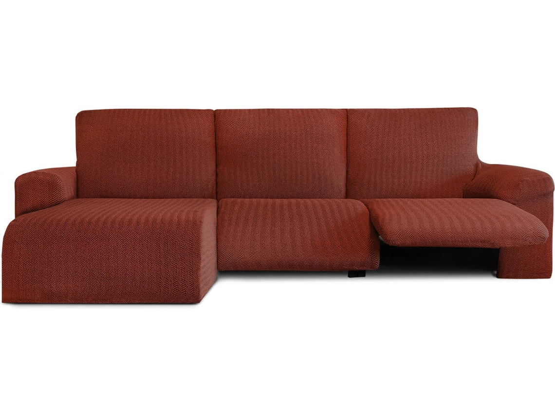Capa de Chaise Longue Relax Esquerda EYSA Premium Jaz Tecido Multielástico (360 x 120 x 120 cm - Poliéster e Algodão - Caldera)