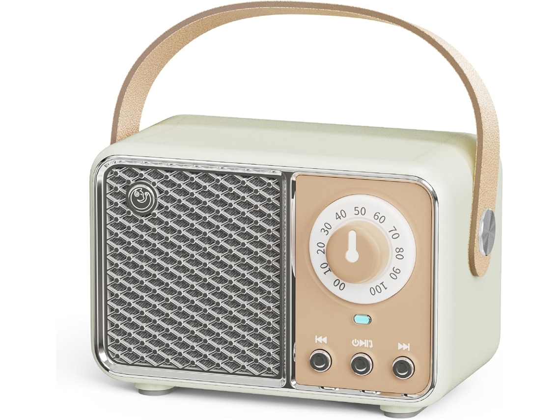 Coluna Bluetooth Retro Sem Fios