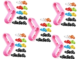 Conjunto De 120 Peças De Pulseiras Com Fivela Elástica, Feitas De Silicone E Borracha.