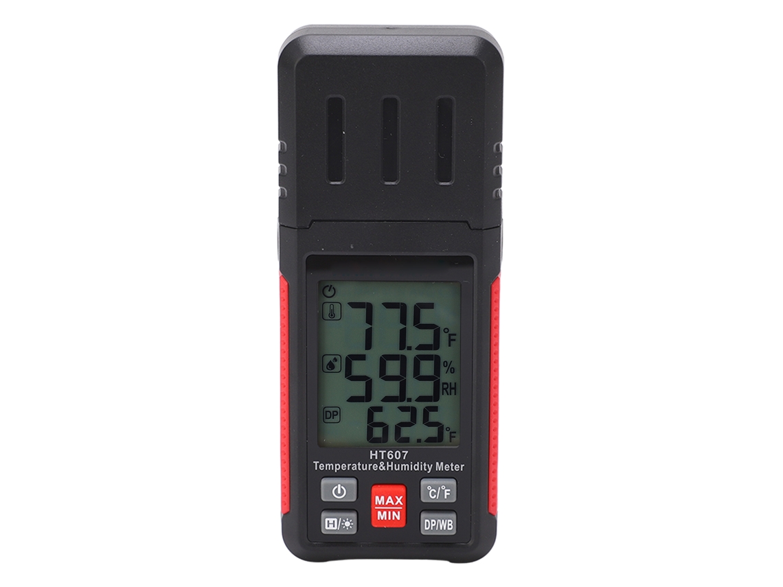 Medidor Digital de Temperatura e Umidade HT607, com Alta Precisão | S/MARCA
