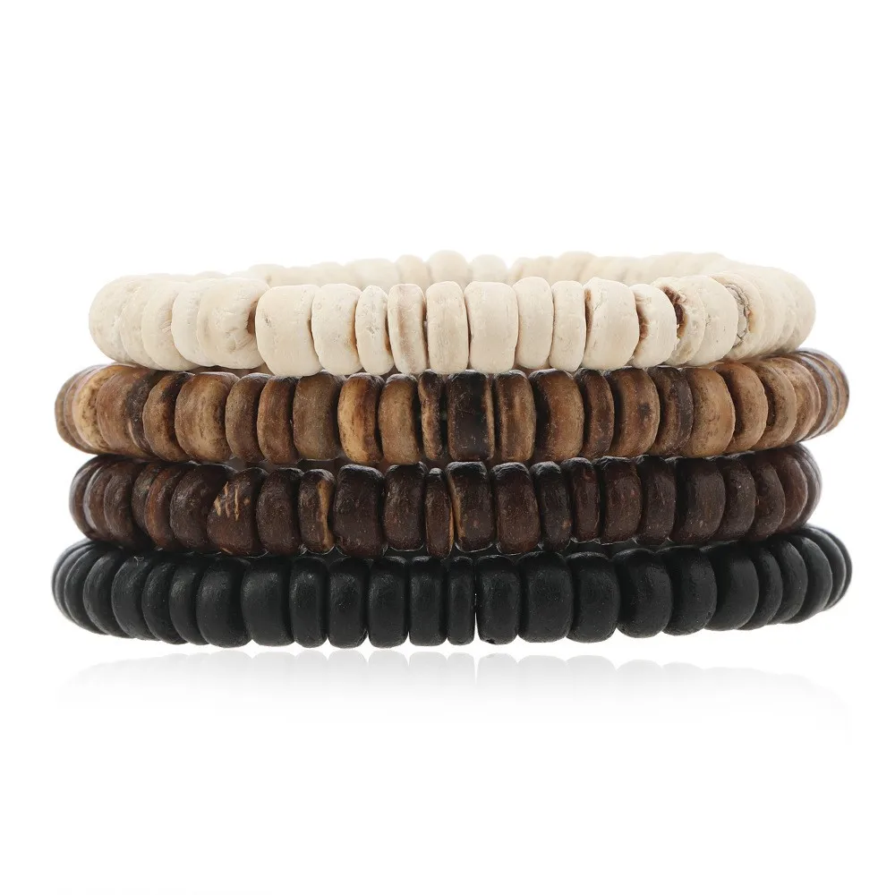 Pulseira de Contas de Madeira, Pulseira com Cruz da Árvore da Vida para Meditação de Ioga MDUG