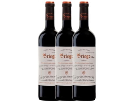 Vinho BRIEGO Briego Tiempo Tempranillo Ribera Del Duero Crianza (0.75 L - 3 unidades)