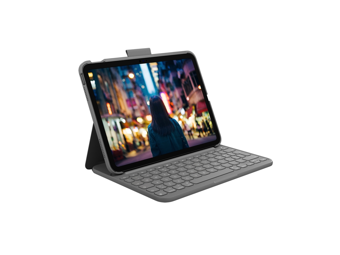 LOGITECH Slim Folio Cinza Bluetooth Qwerty Italiano