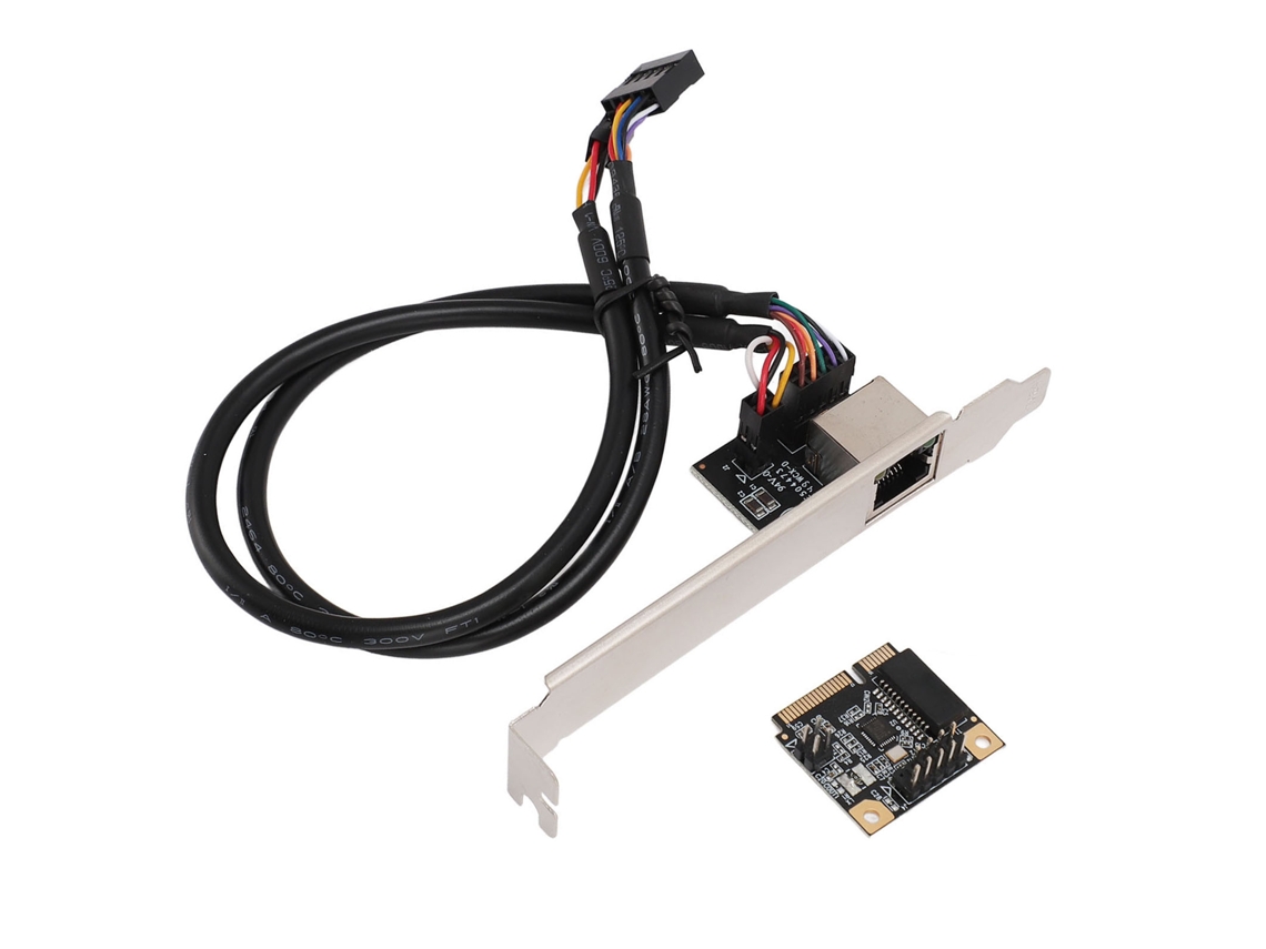 Placa De Rede Cabada Mini Pci-e E Pcie Gigabit Para Desktop.
