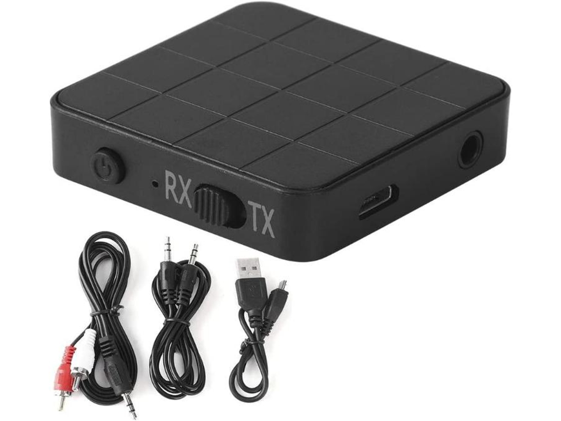 Transmissor/receptor Bluetooth Yizhood Kn321 2 Em 1 Tv/pc/carro Preto