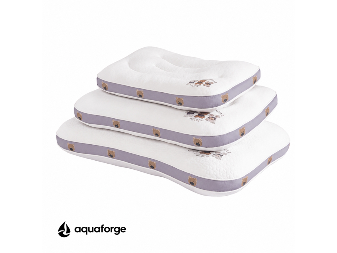 Almofada Cervical Ergonómica Algodão Respirável 30 X 50 Cm