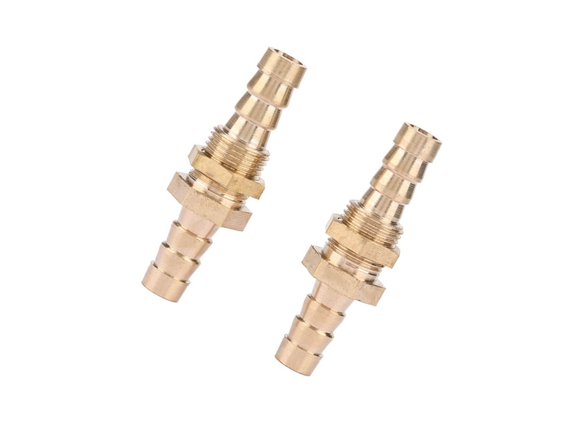 Laxiscreed Junte De Vedações Em Latão Para Mangueiras De 6mm - Conjunto De 2 Peças