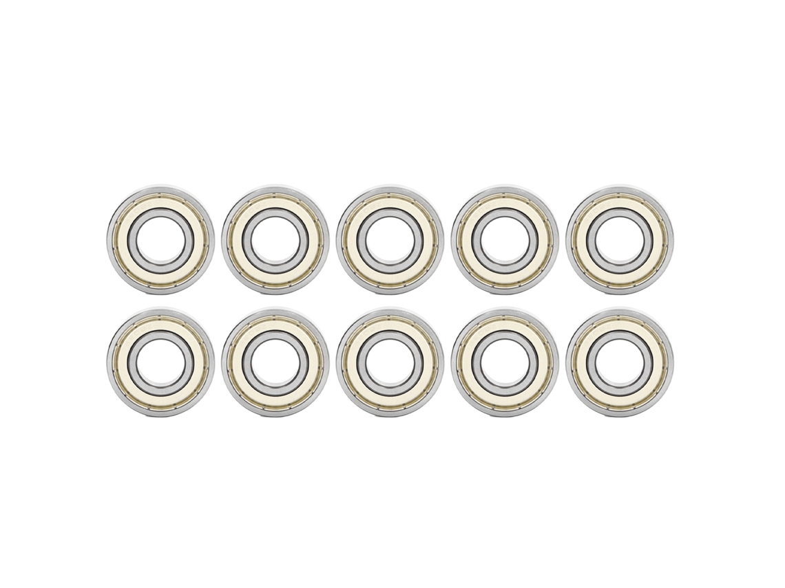 10 Peças De Rolamento De Bola 6202z Groove Profundo Precisão Alta Direção Radial Miniatura Para Redutor De Engrenagens