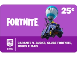 Cartão Oferta Fortnite 25€ (Formato Digital)