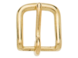 Fivela Redonda de Meia Ponta Dourado 12 Mmhispano Hipica