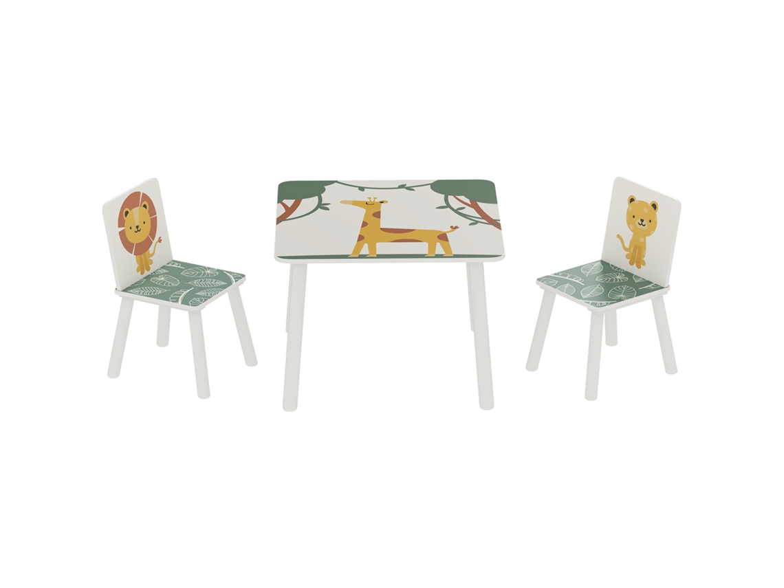 Mesa E Cadeiras Verde
