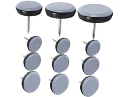 Protetores De Pés Móveis Fáceis Mover Com Almofada Estável Ptfe, Pacote Com 12-unidades Para Pés De Mesas E Cadeiras