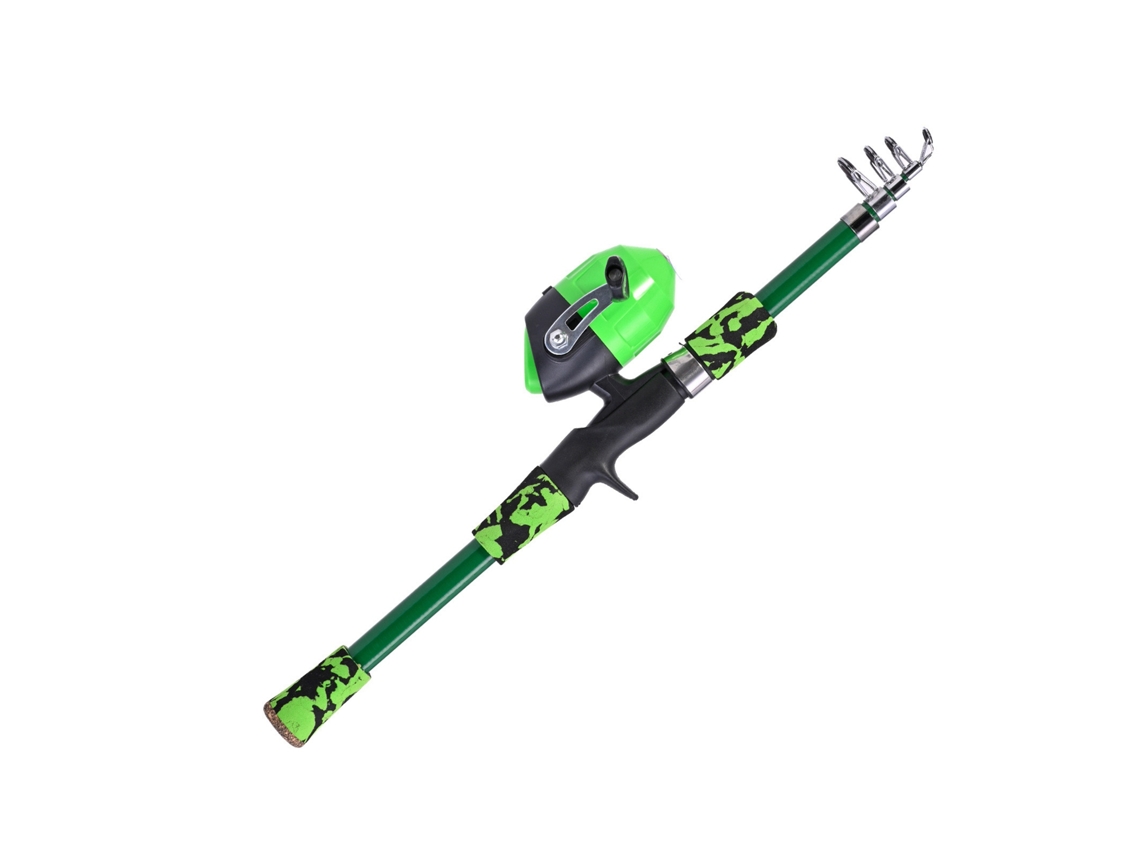 Vara de Pesca Infantil Telescópica 165cm Fibra de Vidro